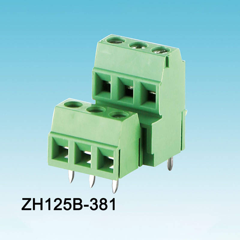 3.81 Blok Terminal PCB Skru Gabungan Hijau